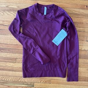 Lululemon new with tags Rest Less long sleeve